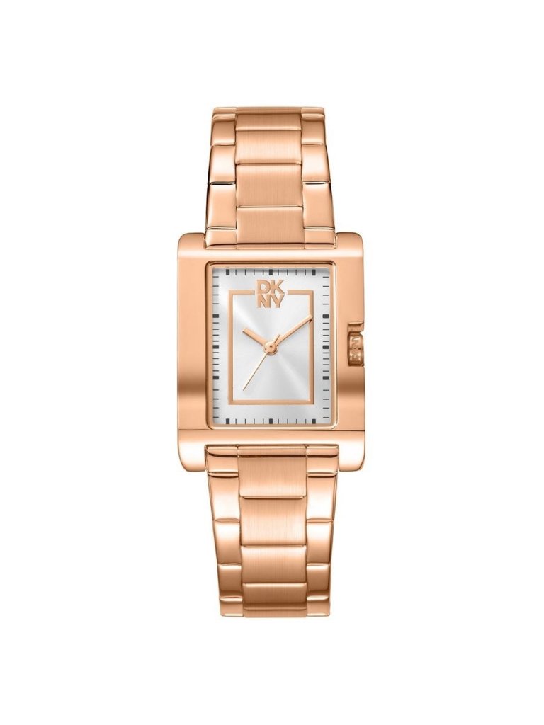 Nwt Dkny Fashion SilverTone Dial Ladies Watch